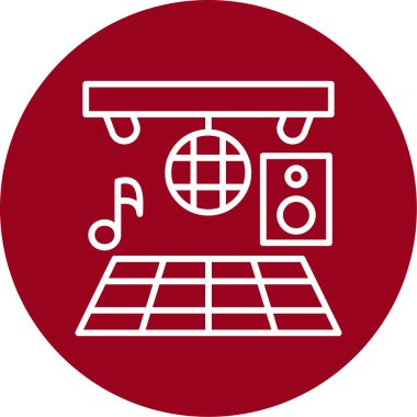 Müzik simgesinin vektör illüstrasyonu