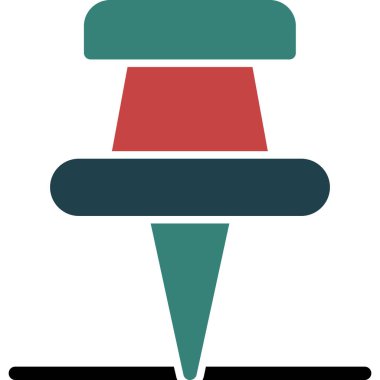 Tek bir izole kalem simgesinin vektör çizimi