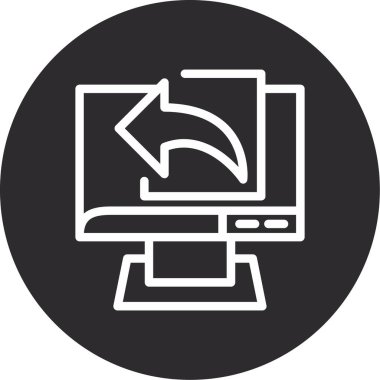  Veri İçeriye Aktarılan simge vektör illüstrasyon tasarımı