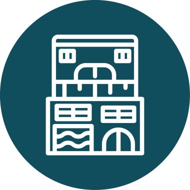 Yapı simgesinin vektör illüstrasyonu