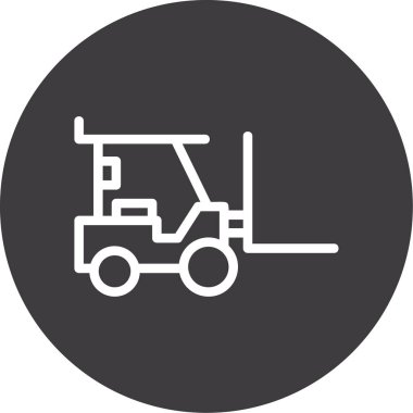 İnşaat ikonu. Beyaz arkaplanda izole edilmiş web tasarımı için yapı vektör simgelerinin basit çizimi