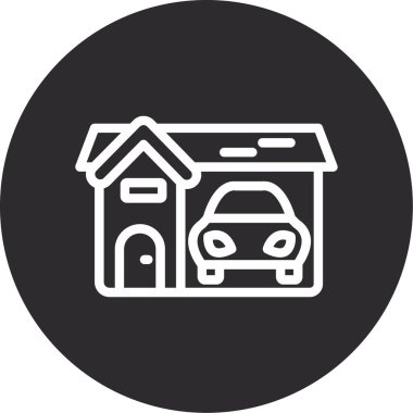 kolayca değiştirebilen veya düzenleyebilen araba vektör simgesi