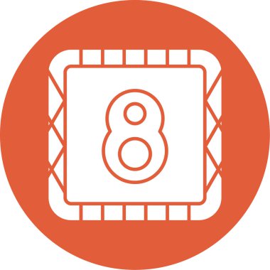 Modern simgenin vektör illüstrasyonu