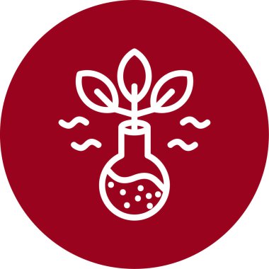 Bir bitkinin vektör illüstrasyonu