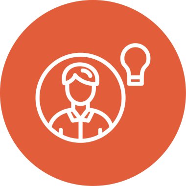 İnsan simgesinin vektör illüstrasyonu