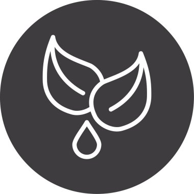 Yaprak vektör simgesi modern illüstrasyon