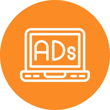 Basit tasarım web simgesi reklamı