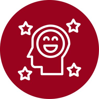 Bir yıldız simgesinin vektör illüstrasyonu