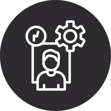 seo modern simgesinin vektör illüstrasyonu