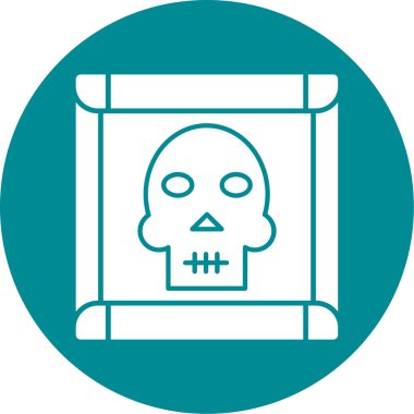 kafatası simgesi modaya uygun arka gruplandırma