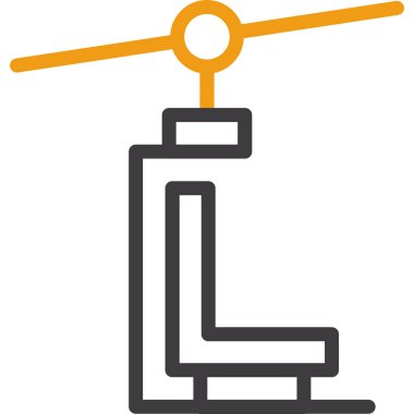 Uydu. Web simgesi basit illüstrasyon