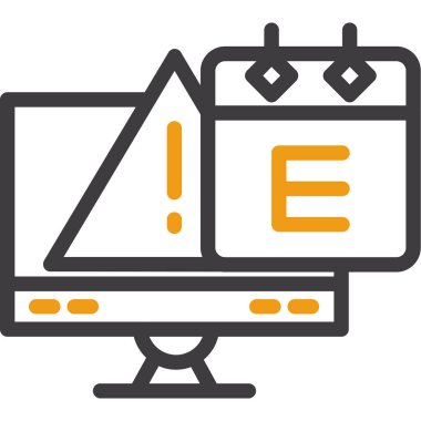 çevrimiçi alışveriş simgesi, vektör illüstrasyonu beyaz arkaplanda izole edildi