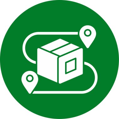 Modern b 'nin vektör illüstrasyonu dağıtım simgesinden yoksun