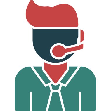 Maskeli ve gözlüklü adam.