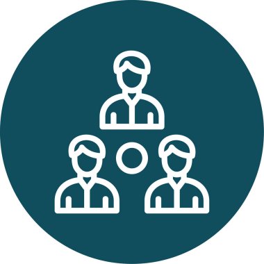 İnsan simgesinin vektör illüstrasyonu