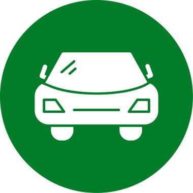 araba simgesi vektör illüstrasyonu