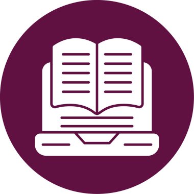 kitap simgesi vektör illüstrasyonu