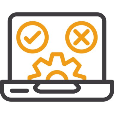 kontrol listesi simgesi vektör illüstrasyonu