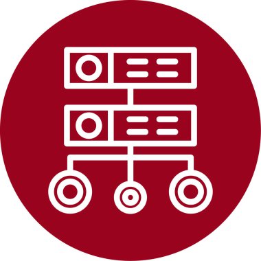 vektör sunucu illüstrasyonu