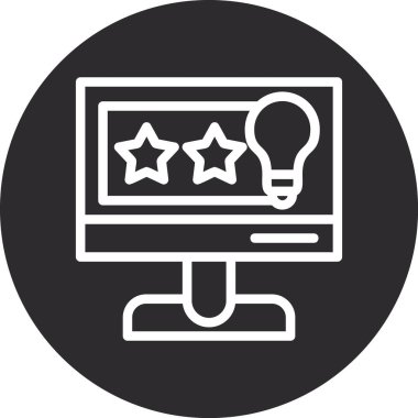 İş simgesinin vektör illüstrasyonu, seo kavramı