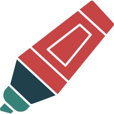 Kalem simgesi. vektör illüstrasyonu