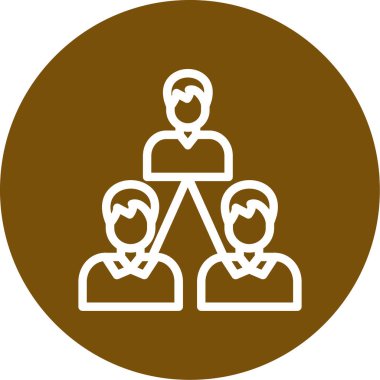 İnsan simgesinin vektör illüstrasyonu