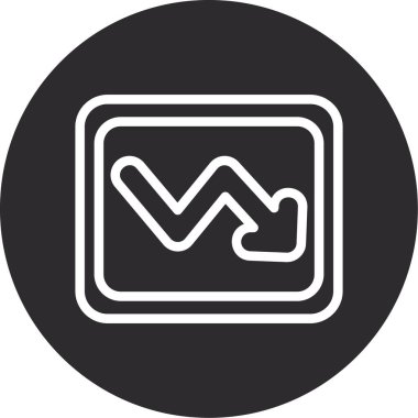 ok simgesi vektör illüstrasyonu