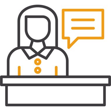 iş simgesi vektör illüstrasyonu