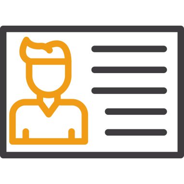 iş sözleşmesi simgesi vektör çizimi çizimi