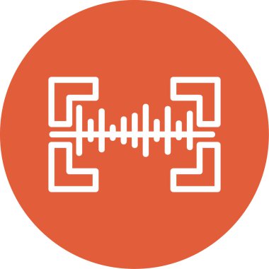 Modern simgenin vektör illüstrasyonu