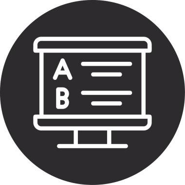 Dosya simgesinin vektör illüstrasyonu