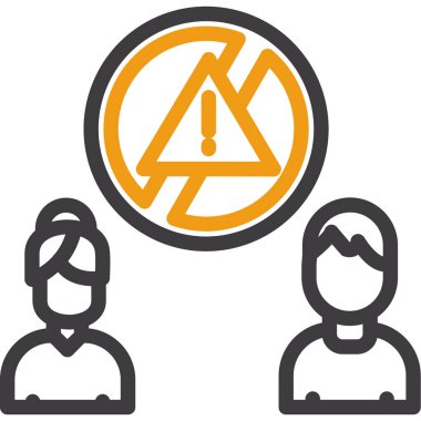 İnsan simgesinin vektör illüstrasyonu