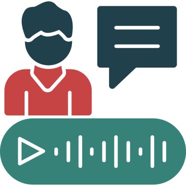 Doldurulmuş özet biçimi ile sohbet iletişim simgesi