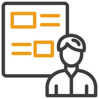 kullanıcı arayüzü simgesi, vektör illüstrasyonu