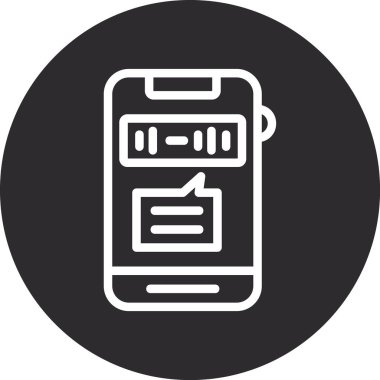 Vektör çizim tasarım Smartphone simgesinin