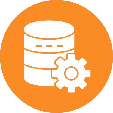 veritabanı. Web simgesi basit tasarım