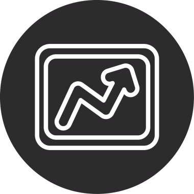 ok simgesi vektör illüstrasyonu