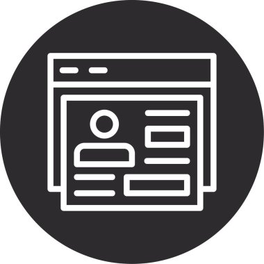 seo modern simgesinin vektör illüstrasyonu