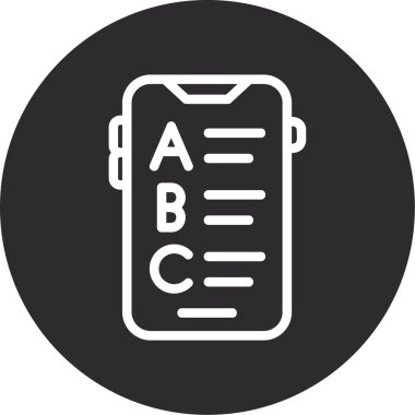 vektör eğitim simgesi illüstrasyonu