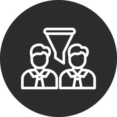 İnsan simgesinin vektör illüstrasyonu