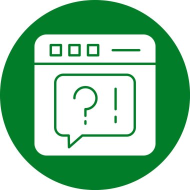 Tarayıcı. Web simgesi basit illüstrasyon