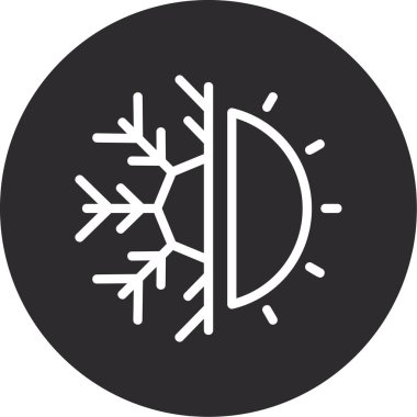 Noel süsleme simgesi, basit tasarım illüstrasyonu