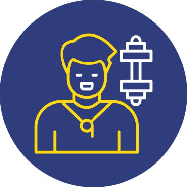 Bir doktor simgesinin vektör çizimi