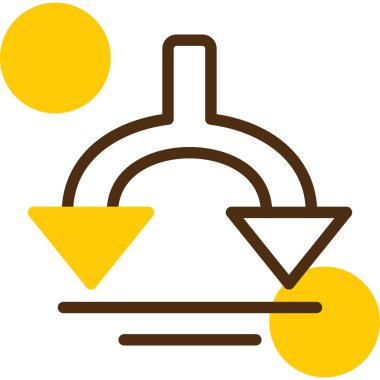 Yemek pişirme ikonu ana hatlarıyla