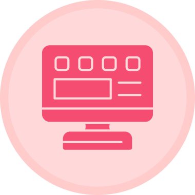 seo modern simgesinin vektör illüstrasyonu