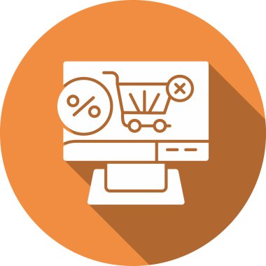 çevrimiçi alışveriş vektörü illüstrasyonu