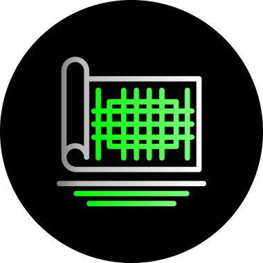 Termometresi olan bir dizüstü bilgisayarın vektör çizimi