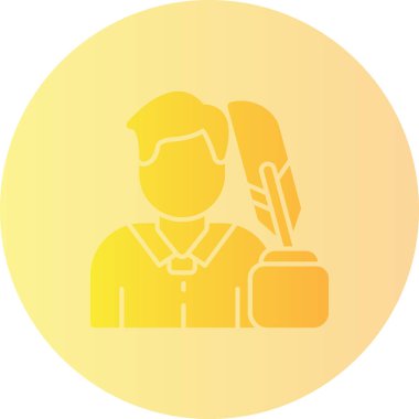 Bir kadın simgesinin vektör illüstrasyonu