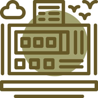 bulut veri sunucusu simgesi