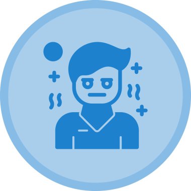 trend basit izole vektörde depresyon simgesi